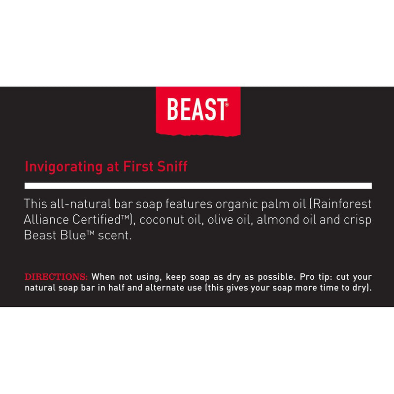 Beast Blue All Natural Bar Soap 5oz